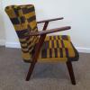 Danish Leaning Chair Pierre Frey Fabric